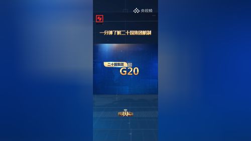 聚焦G20：一分钟了解二十国集团机制