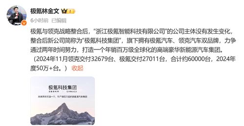 极氪与领克战略整合：新公司“极氪科技集团”带来的无限可能