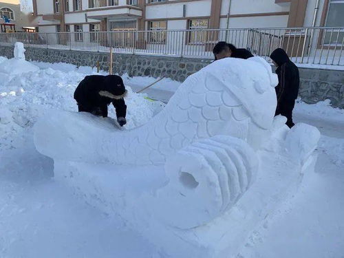 亲历黑龙江佳木斯：黑悟空雪雕修复后苹果肌变小的真相