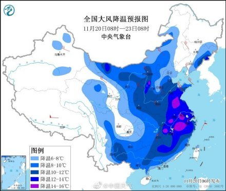 2025年首场大寒潮来袭，全国多地气温骤降！