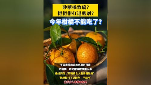 揭开柑橘退酸剂的真相：你真的了解吗？