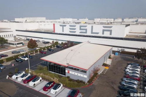 特斯拉工厂内部景象