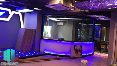 现代化的电竞场馆内部环境