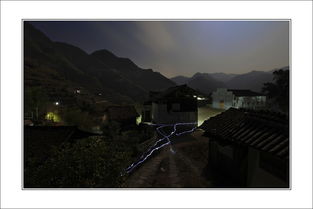 山村夜景