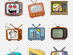 复古电视播放画面