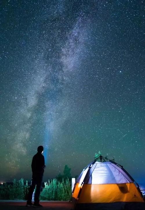 星空下思考的人