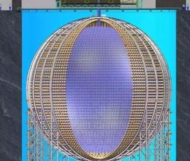 中微子实验装置模型