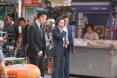 惠英红片场工作照