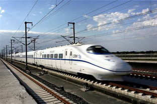 高铁列车行驶